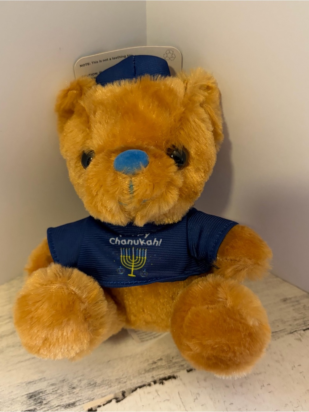Happy Chanukah Teddy Bear with T-Shirt NEW